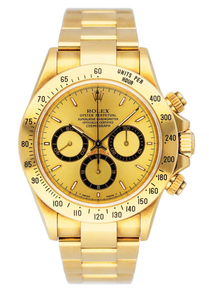 Rolex Daytona 16528 Zenith Champagne Dial Mens Watch - Watches