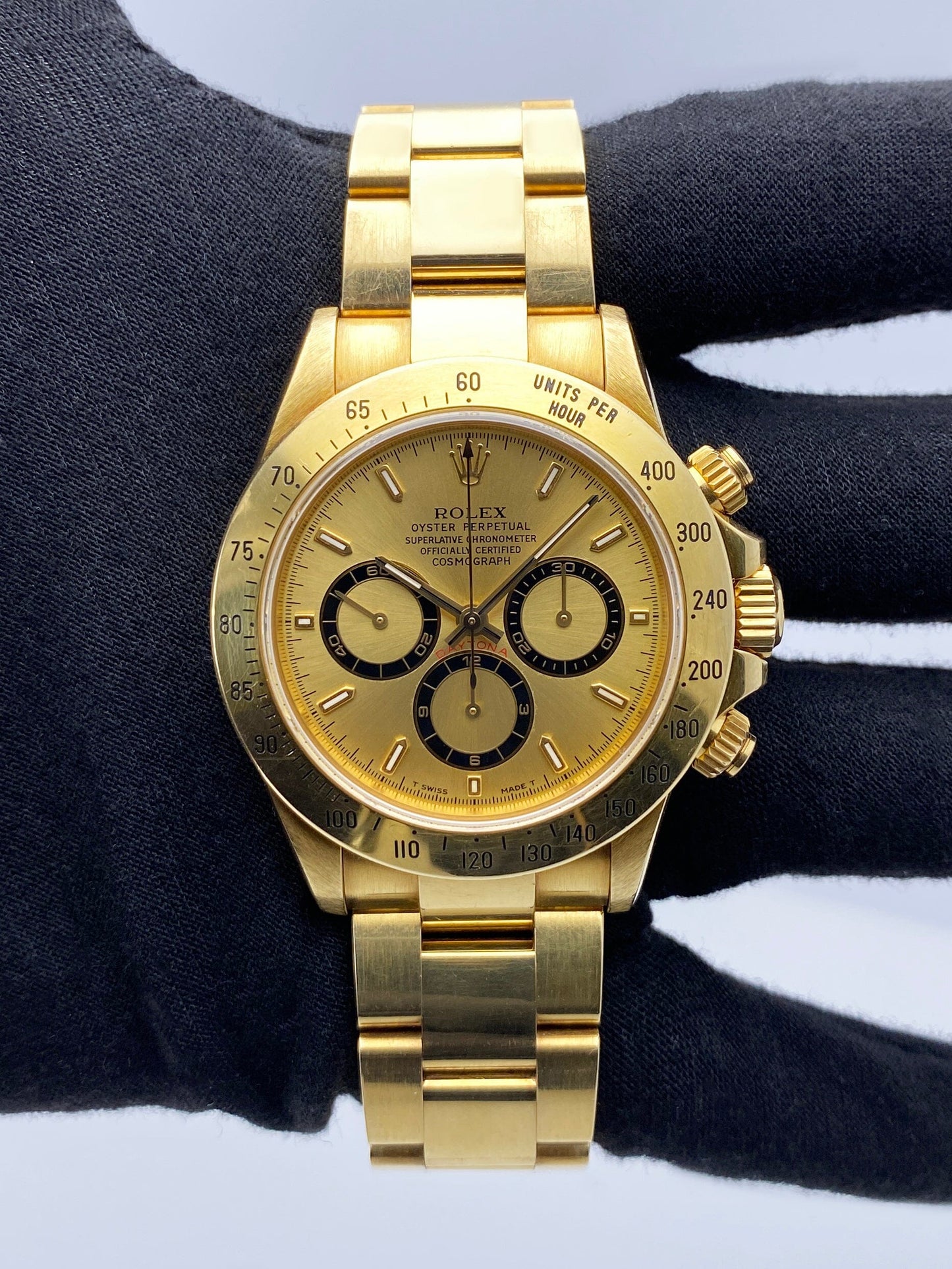 Rolex Daytona 16528 Zenith Champagne Dial Mens Watch - Watches