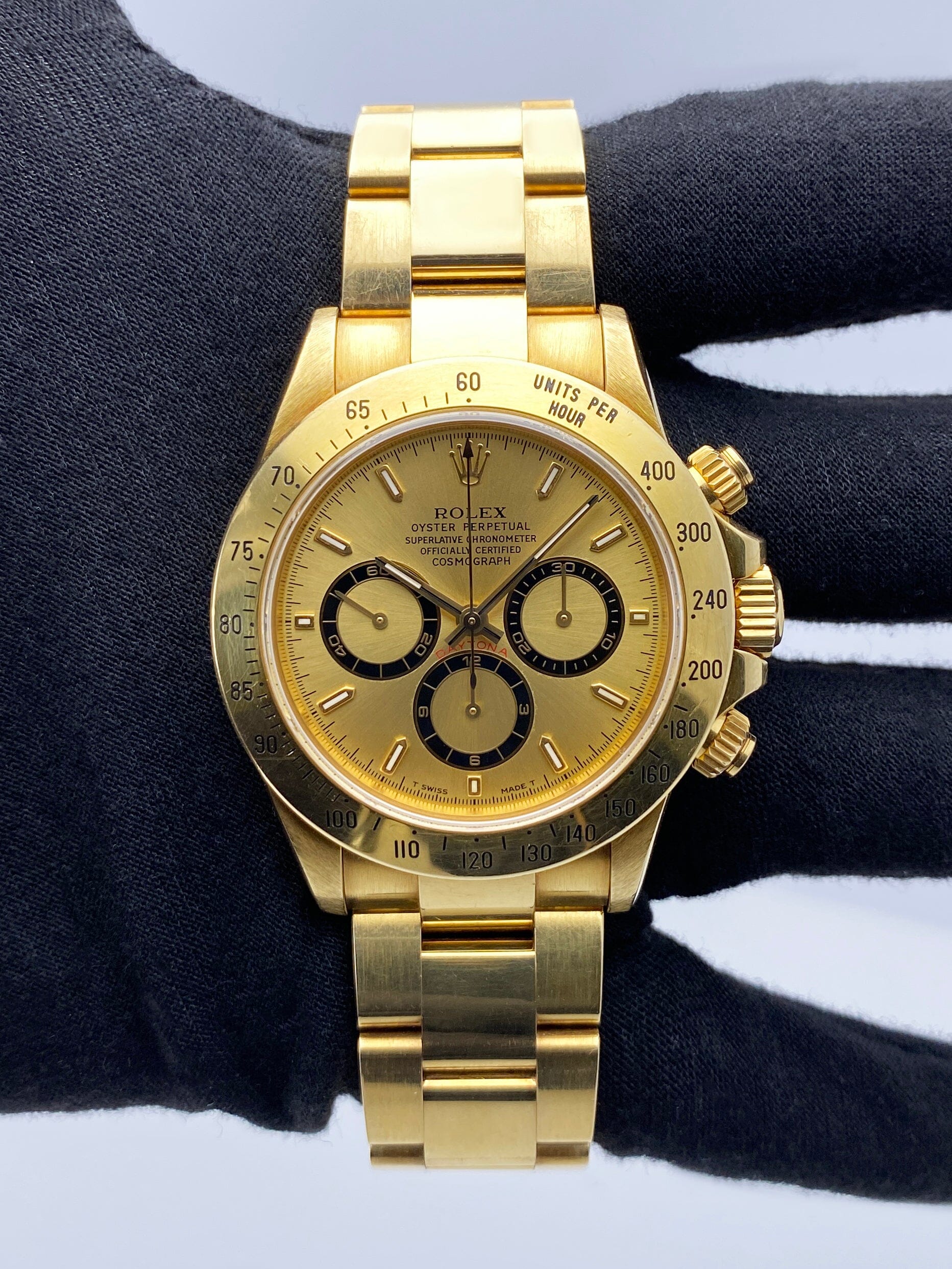 Rolex Daytona 16528 Zenith Champagne Dial Mens Watch - Watches