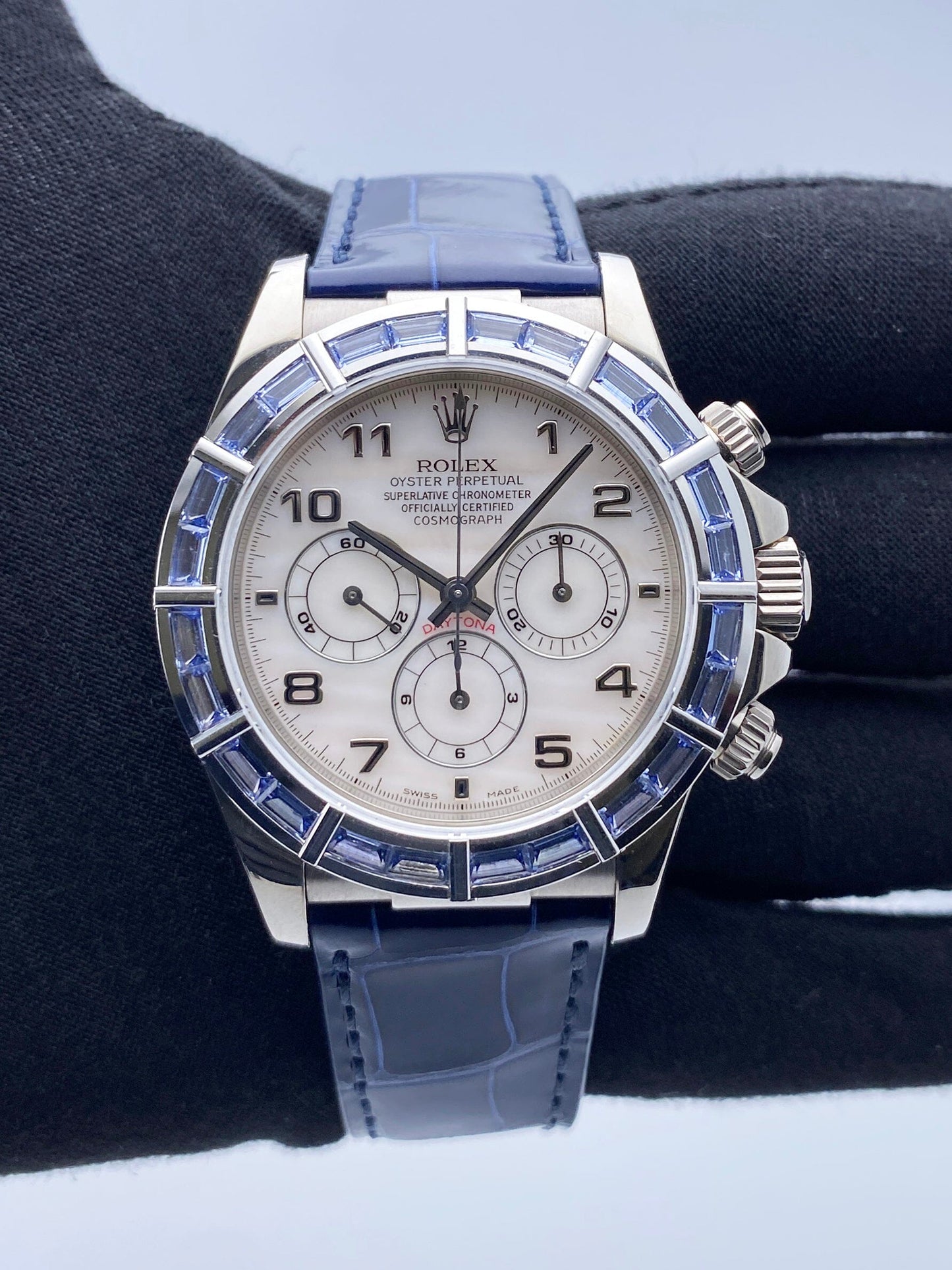 Rolex Daytona 16589 SACI White Gold Watch - Watches