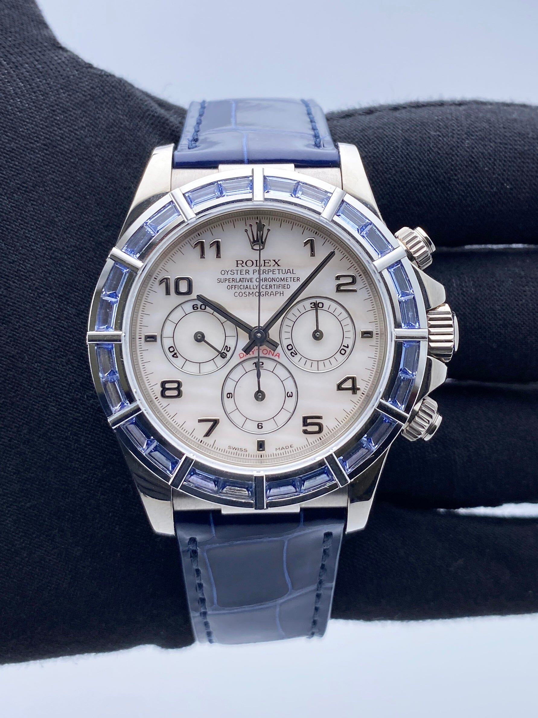 Rolex Daytona 16589 SACI White Gold Watch - Watches