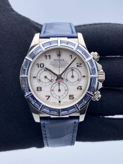 Rolex Daytona 16589 SACI White Gold Watch - Watches