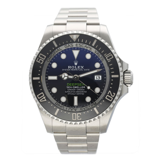 Rolex Deepsea 136660 Blue Dial Mens Watch Box Papers