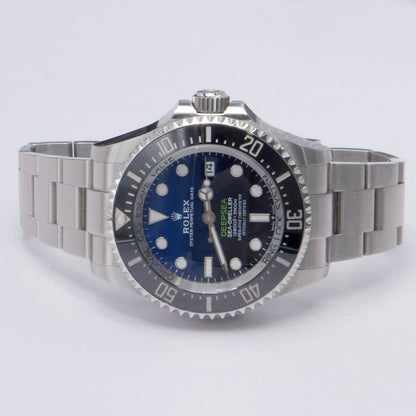 Rolex Deepsea 136660 Blue Dial Mens Watch Box Papers - Watches