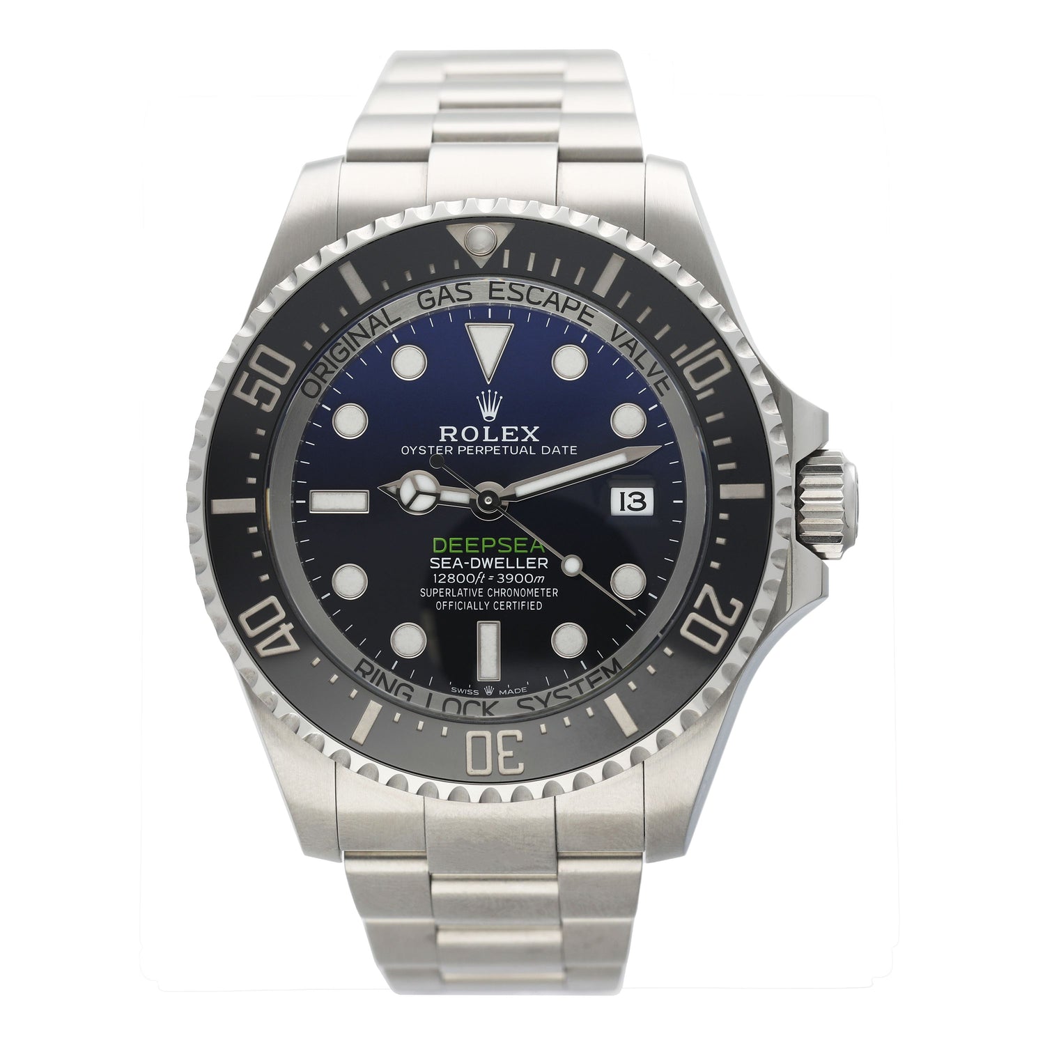 Rolex Deepsea 136660 Blue Dial Mens Watch Box Papers - Watches