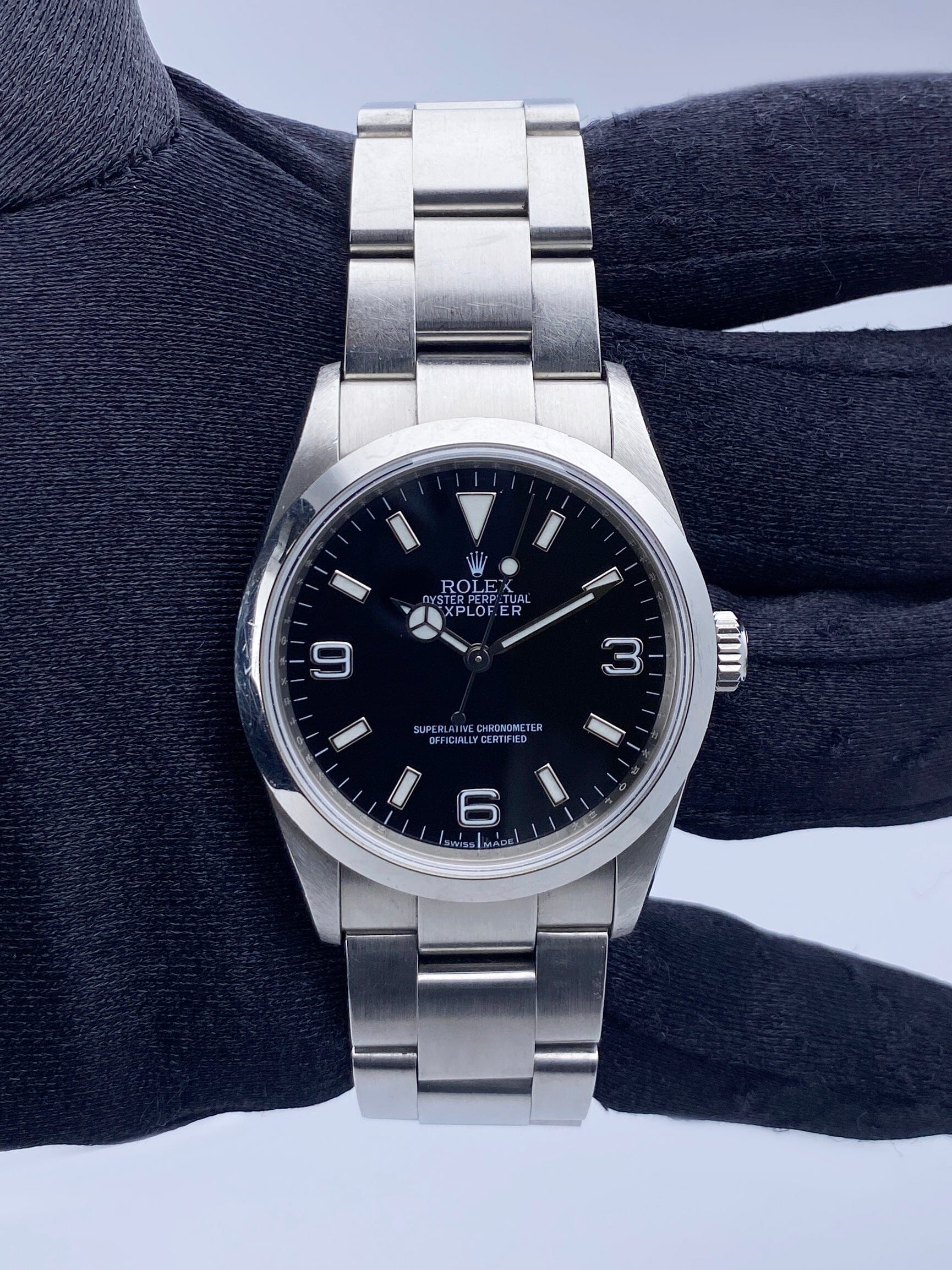 Rolex Explorer 114270 Engraved Men’s Watch Box And Papers - Virtual