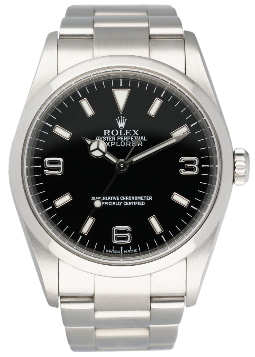Rolex Explorer 114270 Stainless Steel Mens Watch - Wristwatch