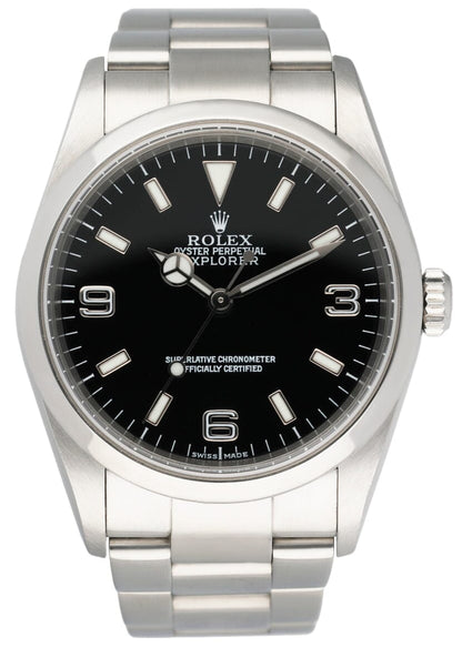 Rolex Explorer 114270 Stainless Steel Mens Watch - Wristwatch