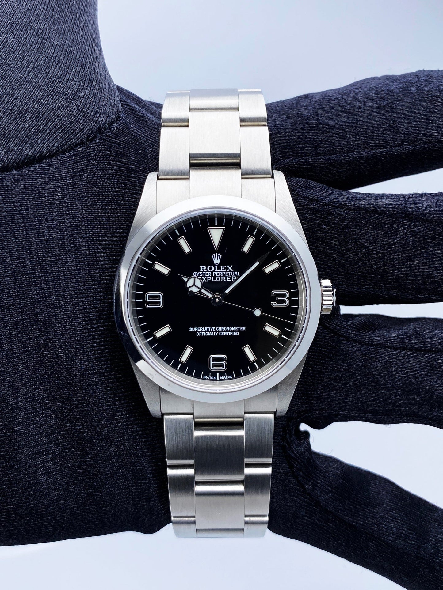 Rolex Explorer 114270 Stainless Steel Mens Watch - Wristwatch