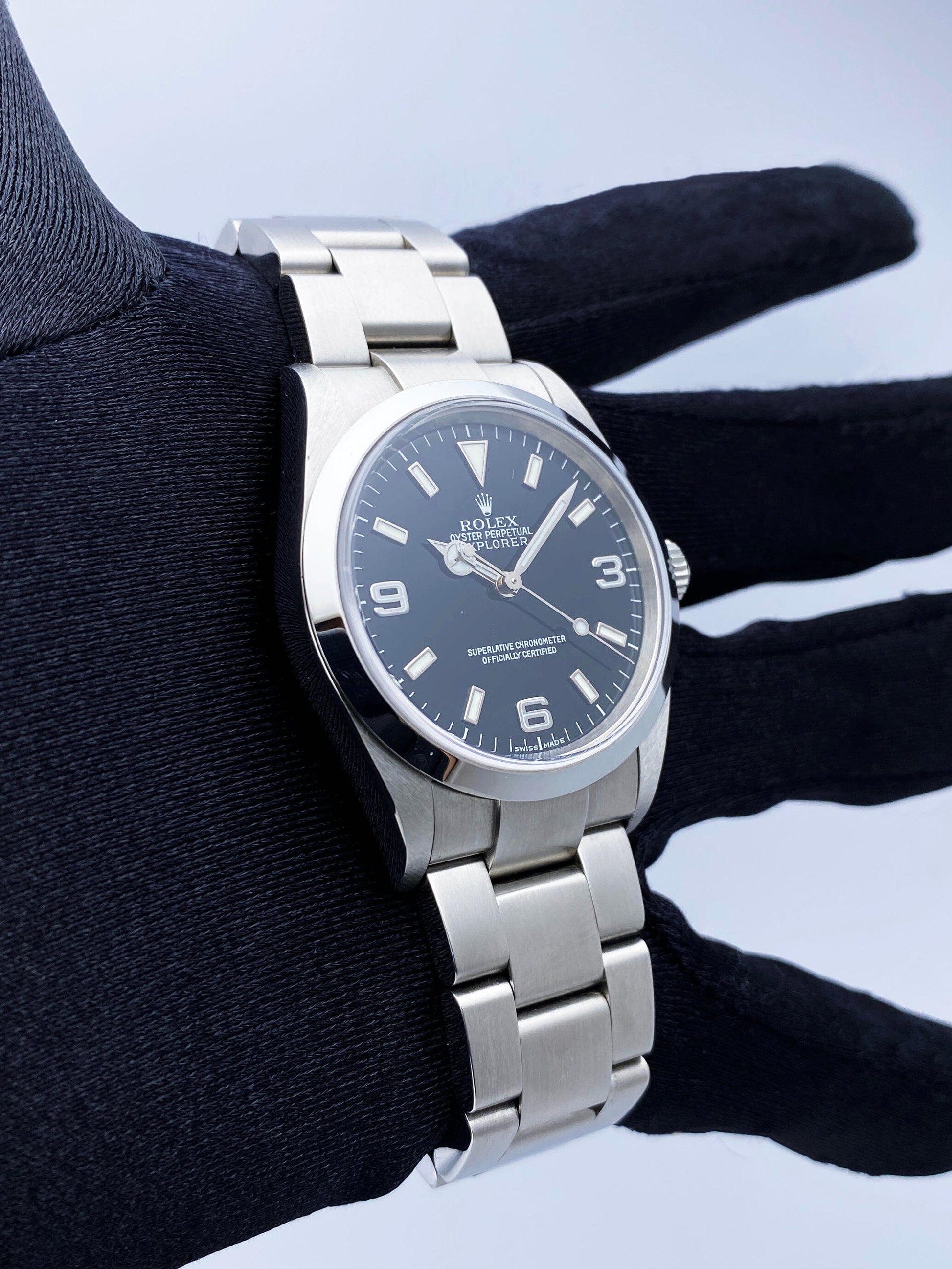 Rolex Explorer 114270 Stainless Steel Mens Watch - Wristwatch
