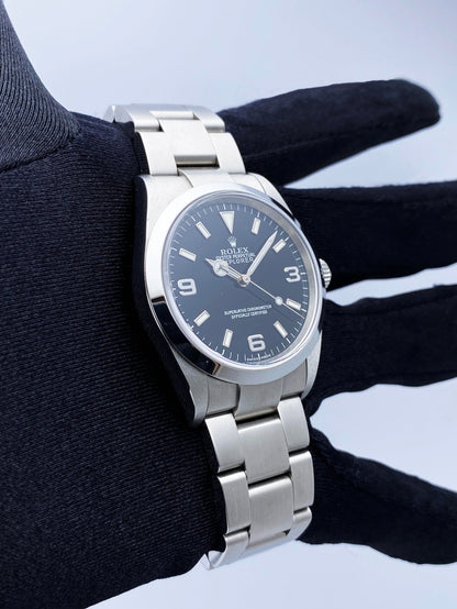 Rolex Explorer 114270 Stainless Steel Mens Watch - Wristwatch