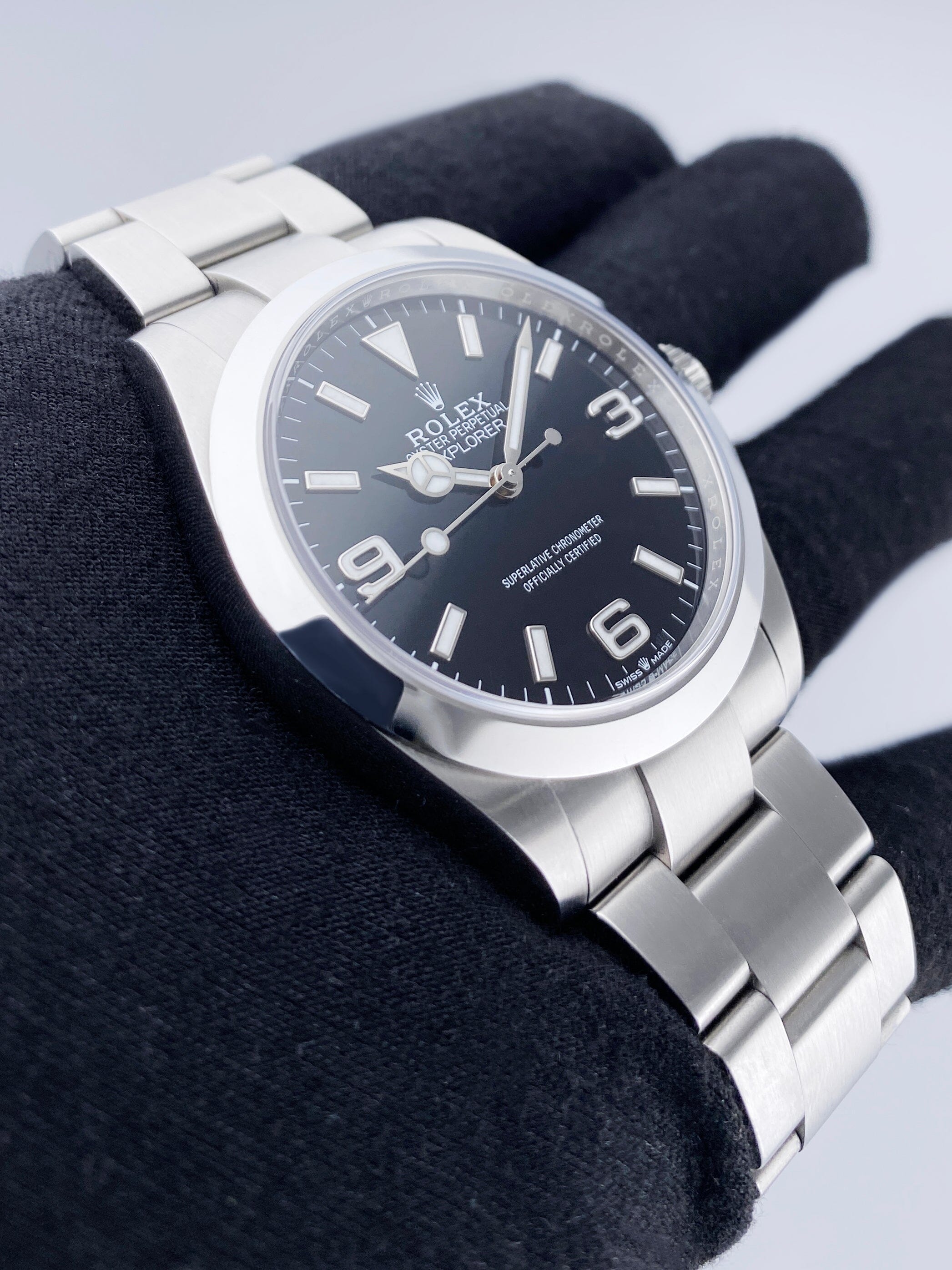 Rolex Explorer 40 224270 Black Dial Steel Mens Watch Box – Phigora