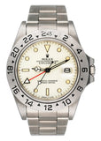 Rolex Explorer II 16550 Cream Dial Vintage Mens Watch Box Papers - Watches