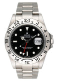 Rolex Explorer II 16570 Black Dial Engraved Mens Watch - Virtual