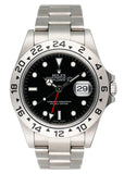 Rolex Explorer II 16570 Black Dial Engraved Mens Watch - Virtual