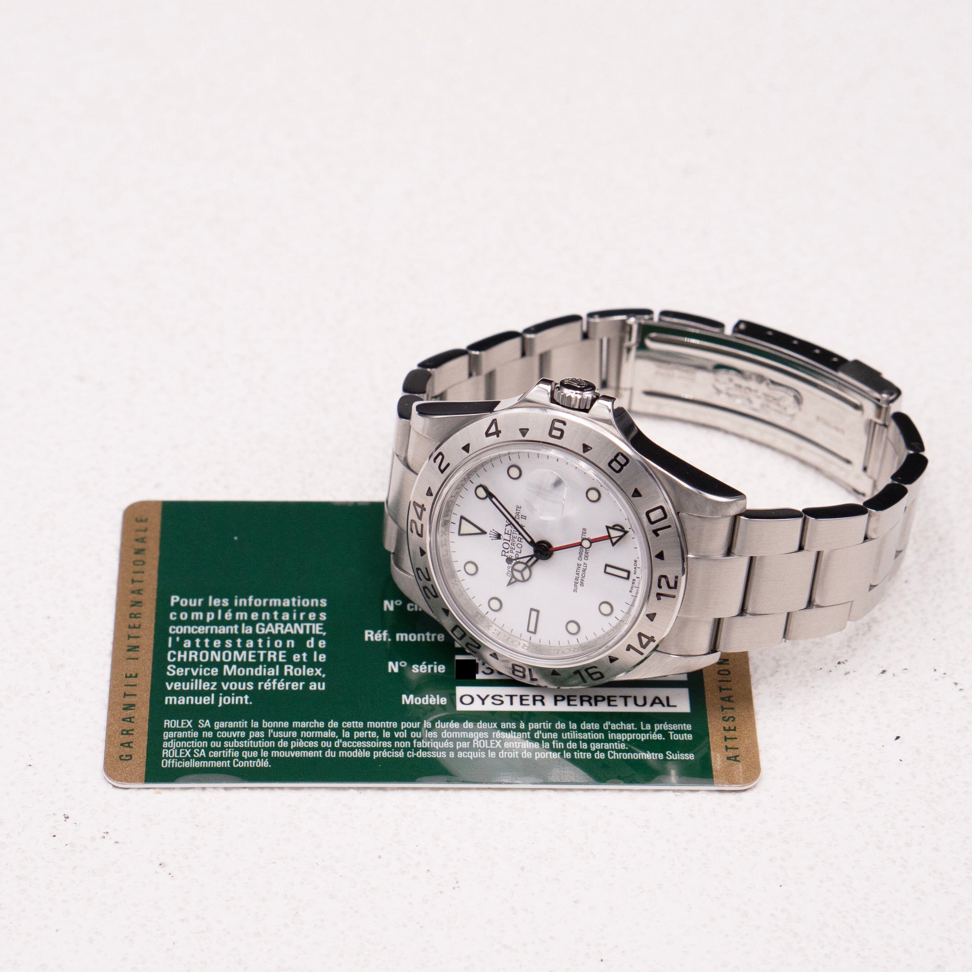 Rolex Explorer II 16570 Engraved Rehaut Mens Watch Box – Phigora
