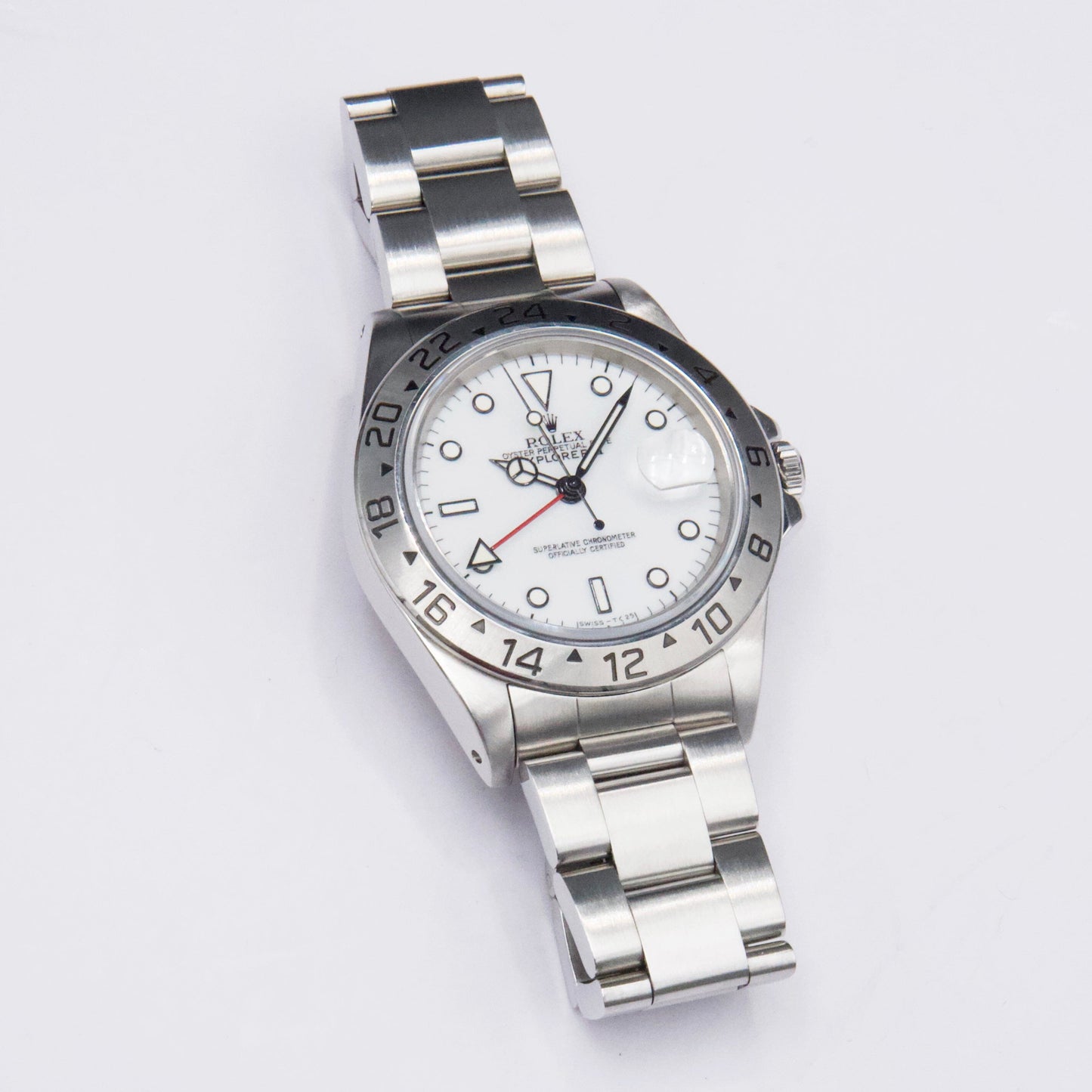 Rolex Explorer II 16570 White Dial Mens Watch - Wristwatch