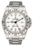 Rolex Explorer II 16570 White Dial Mens Watch - Wristwatch