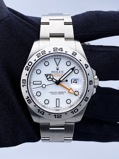 Rolex Explorer II 216570 Mens Watch Box Papers
