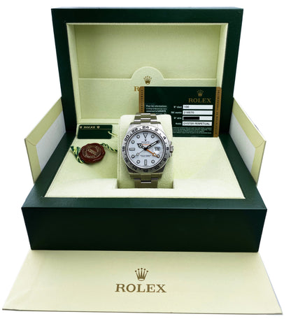 Rolex Explorer II 216570 Mens Watch Box Papers