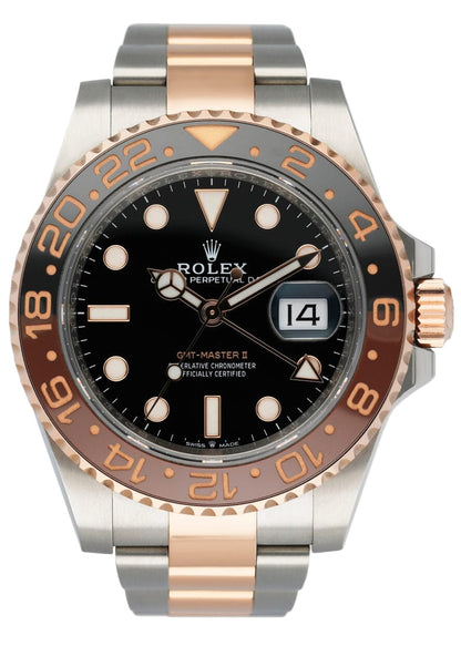Rolex GMT Master 126711CHNR Root Beer Watch Box Papers - Virtual