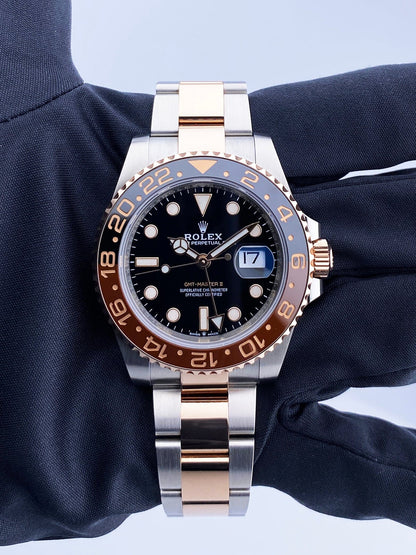 Rolex GMT Master 126711CHNR Root Beer Watch Box Papers - Virtual