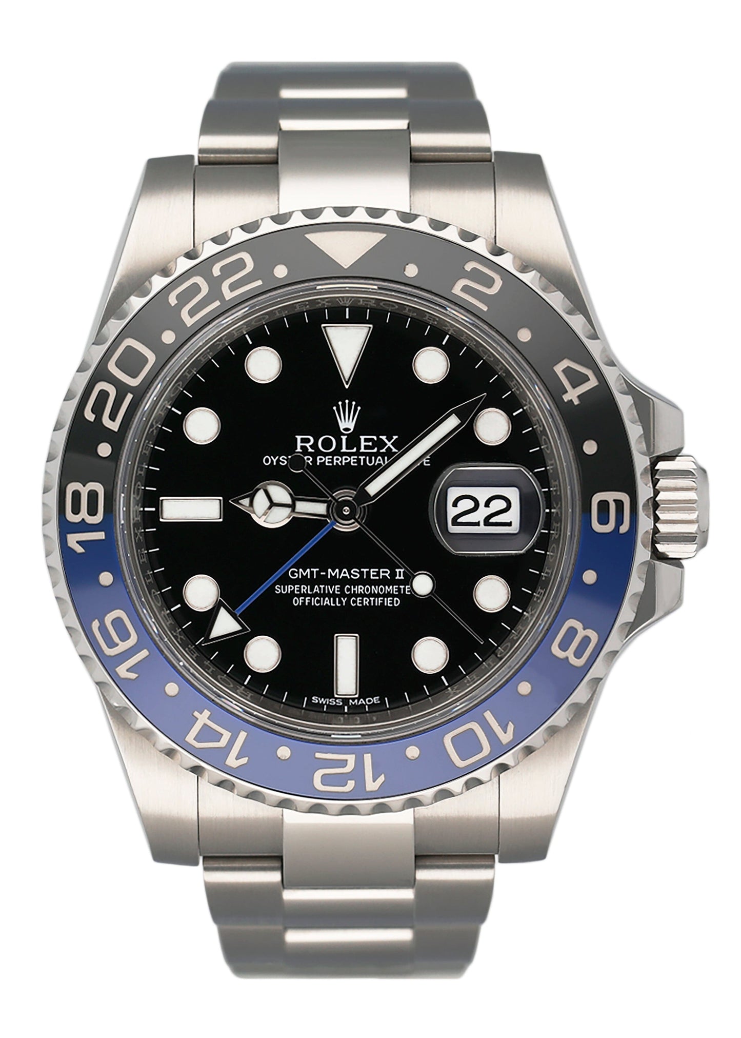 Rolex GMT Master II 116710 Batman Mens Watch Box Paper - Wristwatch