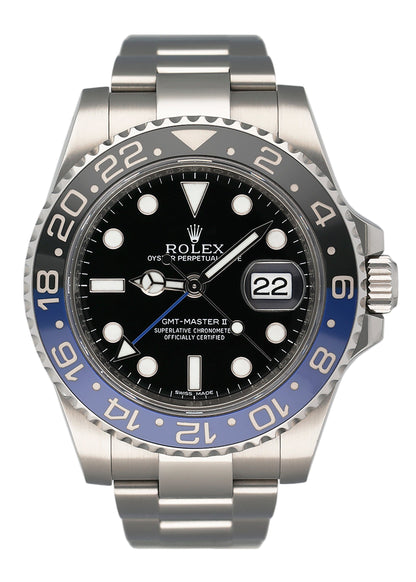 Rolex GMT Master II 116710 Batman Mens Watch Box Paper - Wristwatch