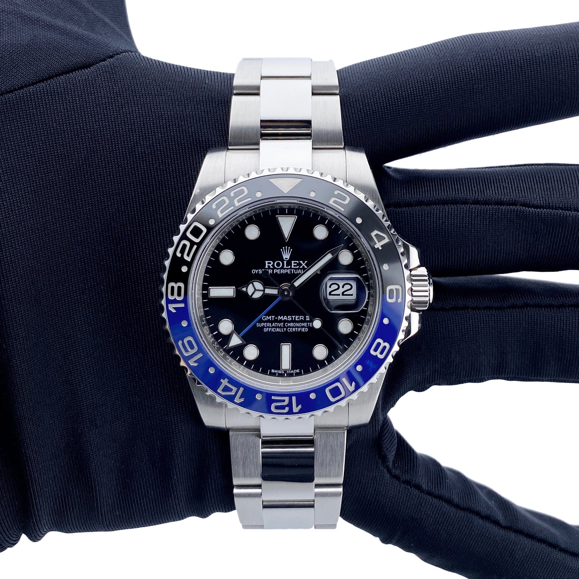 Rolex GMT Master II 116710 Batman Mens Watch Box Paper - Wristwatch