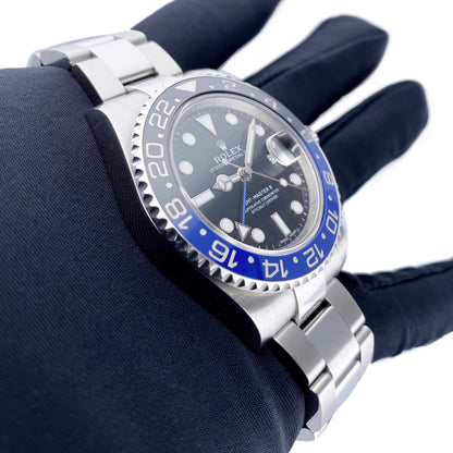 Rolex GMT Master II 116710 Batman Mens Watch Box Paper - Wristwatch