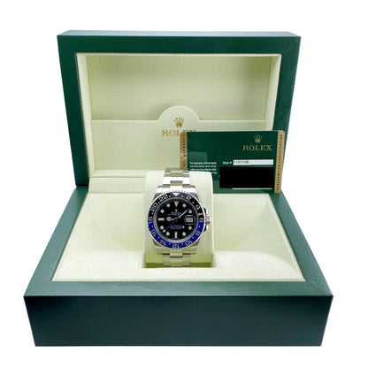 Rolex GMT Master II 116710 Batman Mens Watch Box Paper - Wristwatch