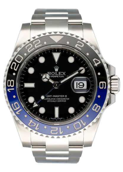 Rolex GMT Master II 116710 Batman Mens Watch Box Papers - Virtual