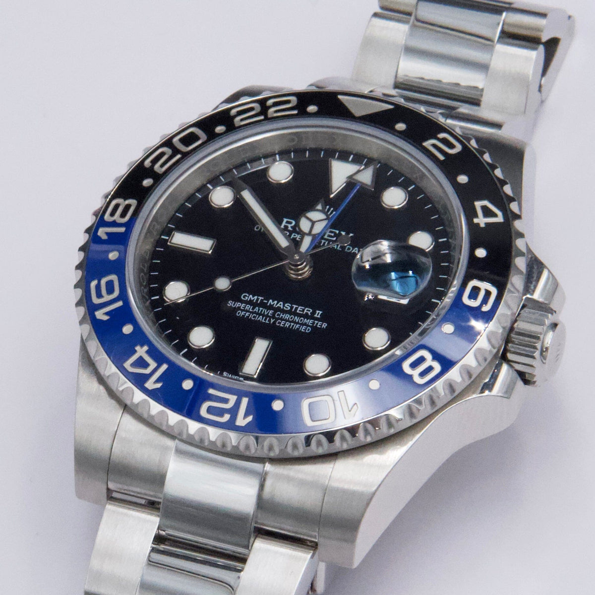 Rolex GMT Master II 116710 Batman Mens Watch Box Papers - Virtual