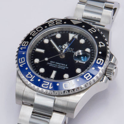Rolex GMT Master II 116710 Batman Mens Watch Box Papers - Virtual