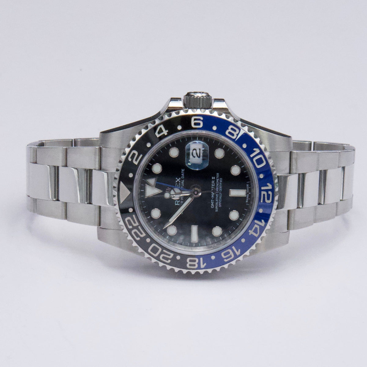 Rolex GMT Master II 116710 Batman Mens Watch Box Papers - Virtual