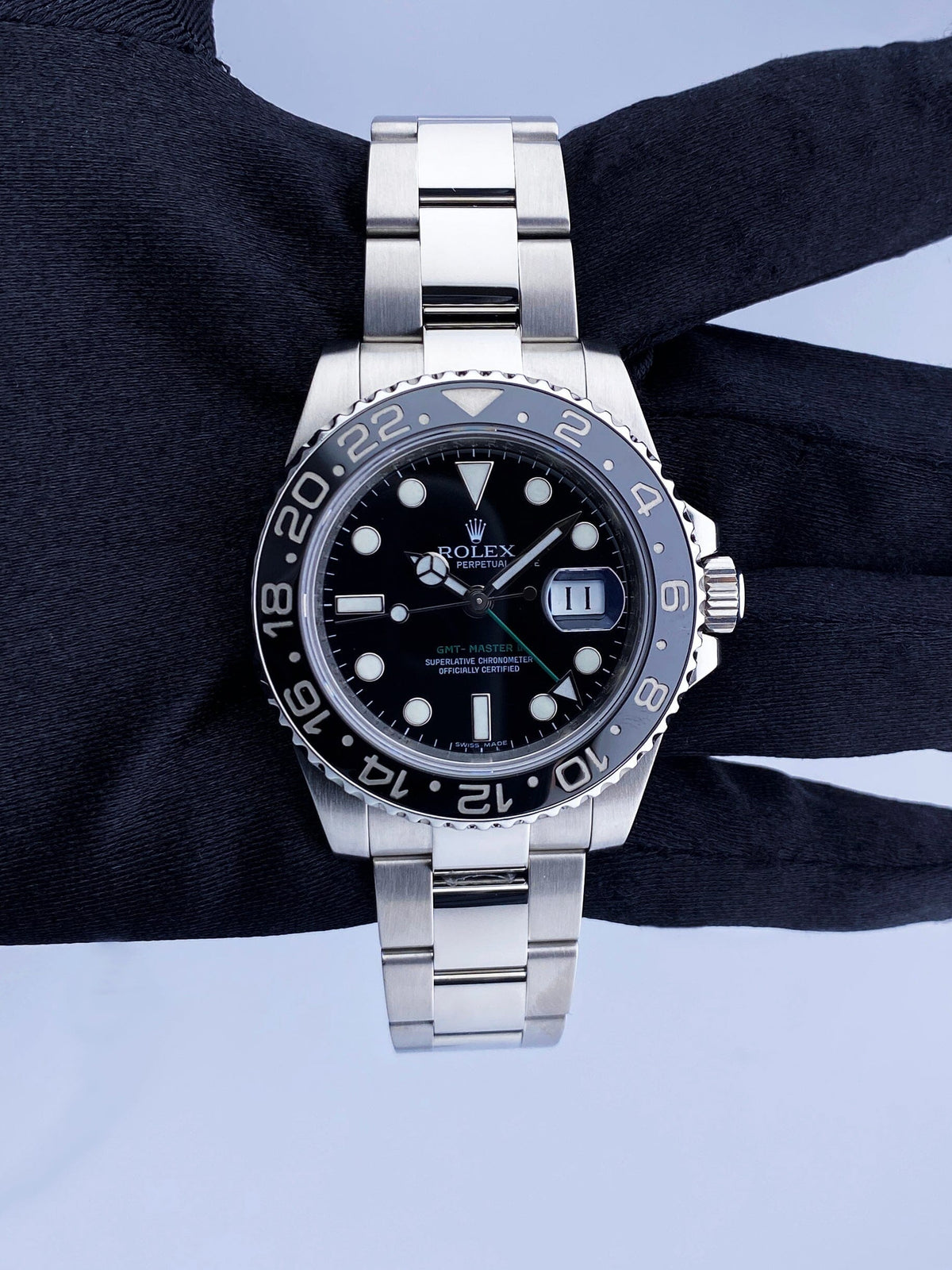 Rolex GMT-Master II 116710LN Mens Watch Box Papers - Wristwatch