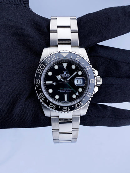 Rolex GMT-Master II 116710LN Mens Watch Box Papers - Wristwatch