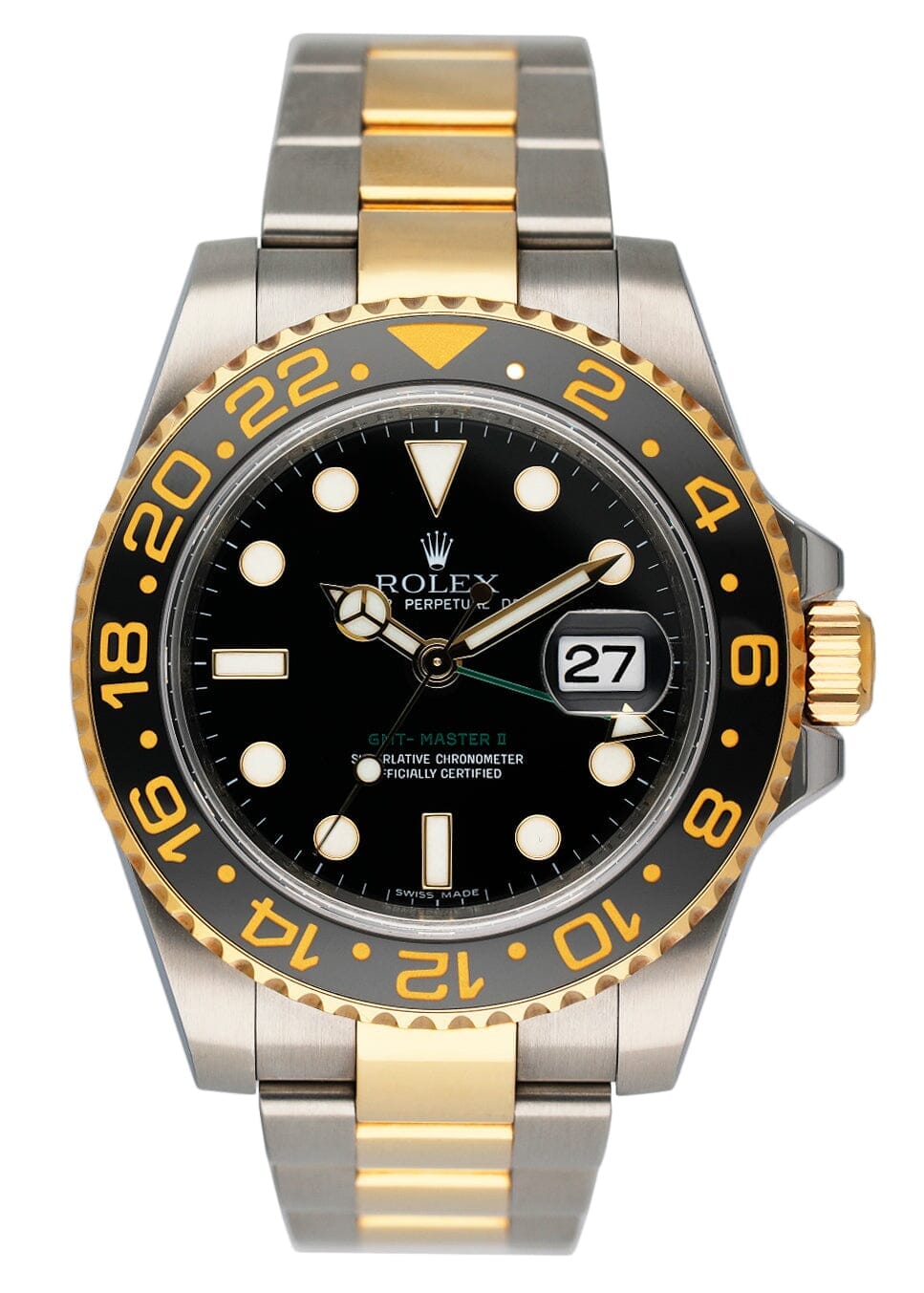 Rolex GMT Master II 116713LN Two Tone Mens Watch Box Papers - Virtual