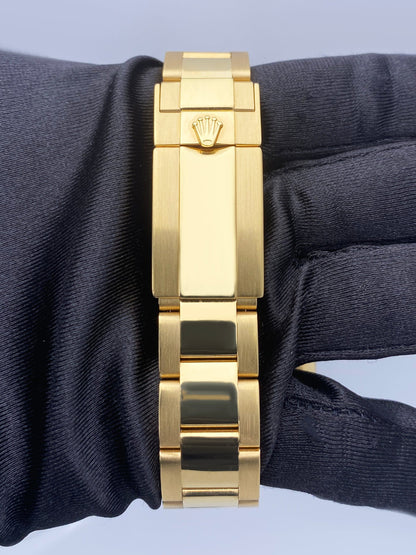 Rolex GMT-Master II 116718LN Black Dial Yellow Gold Mens Watch Box Papers - Watches