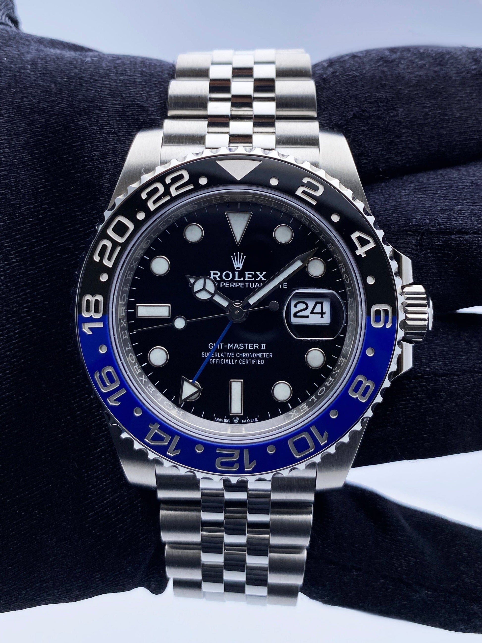 Rolex GMT-Master II 126710BLNR ’Batgirl’ Mens Watch Box And Papers - Virtual