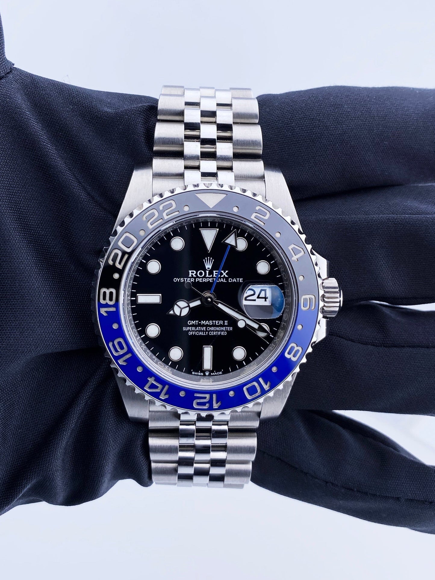 Rolex GMT-Master II 126710BLNR ’Batgirl’ Mens Watch Box Papers - Virtual