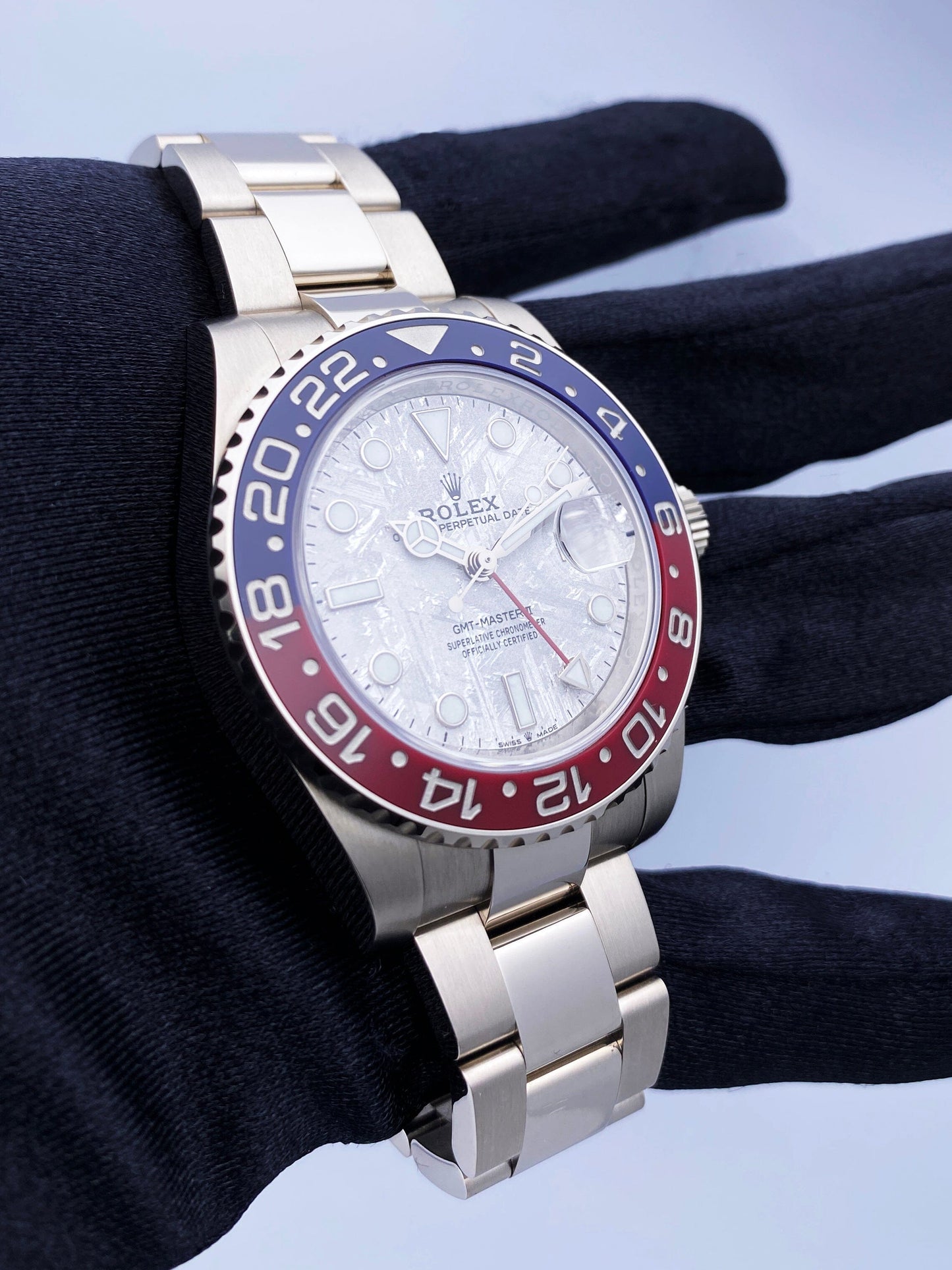Rolex GMT-Master II 126719BLRO Meteorite Dial Mens Watch Box Papers - Virtual