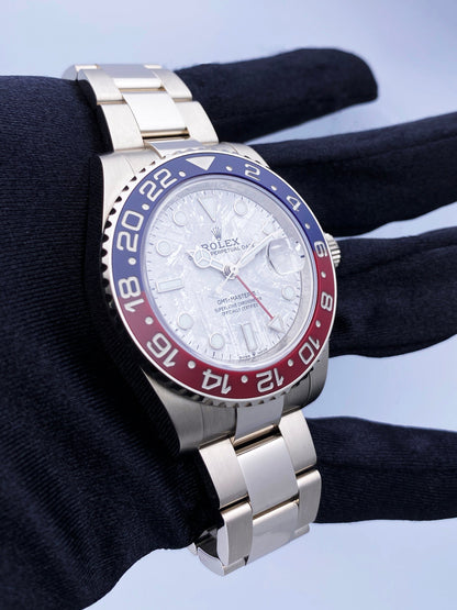 Rolex GMT-Master II 126719BLRO Meteorite Dial Mens Watch Box Papers - Virtual