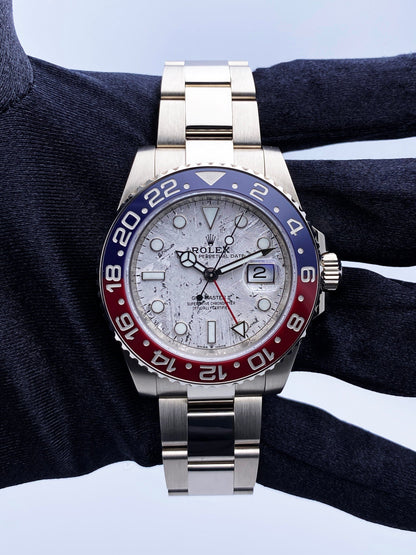 Rolex GMT-Master II 126719BLRO Meteorite Dial Mens Watch Box Papers - Virtual