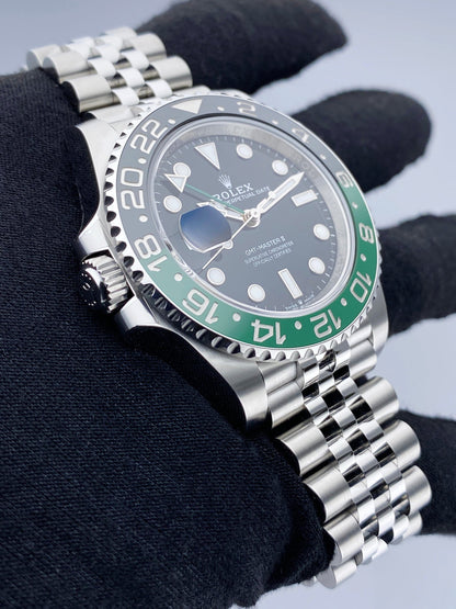 Rolex GMT-Master II 126720VTNR ’Sprite’ Black Dial Mens Watch Box Papers - Watches
