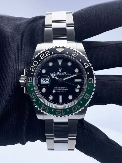 Rolex GMT-Master II 126720VTNR ’Sprite’ Black Dial Mens Watch Box Papers - Watches
