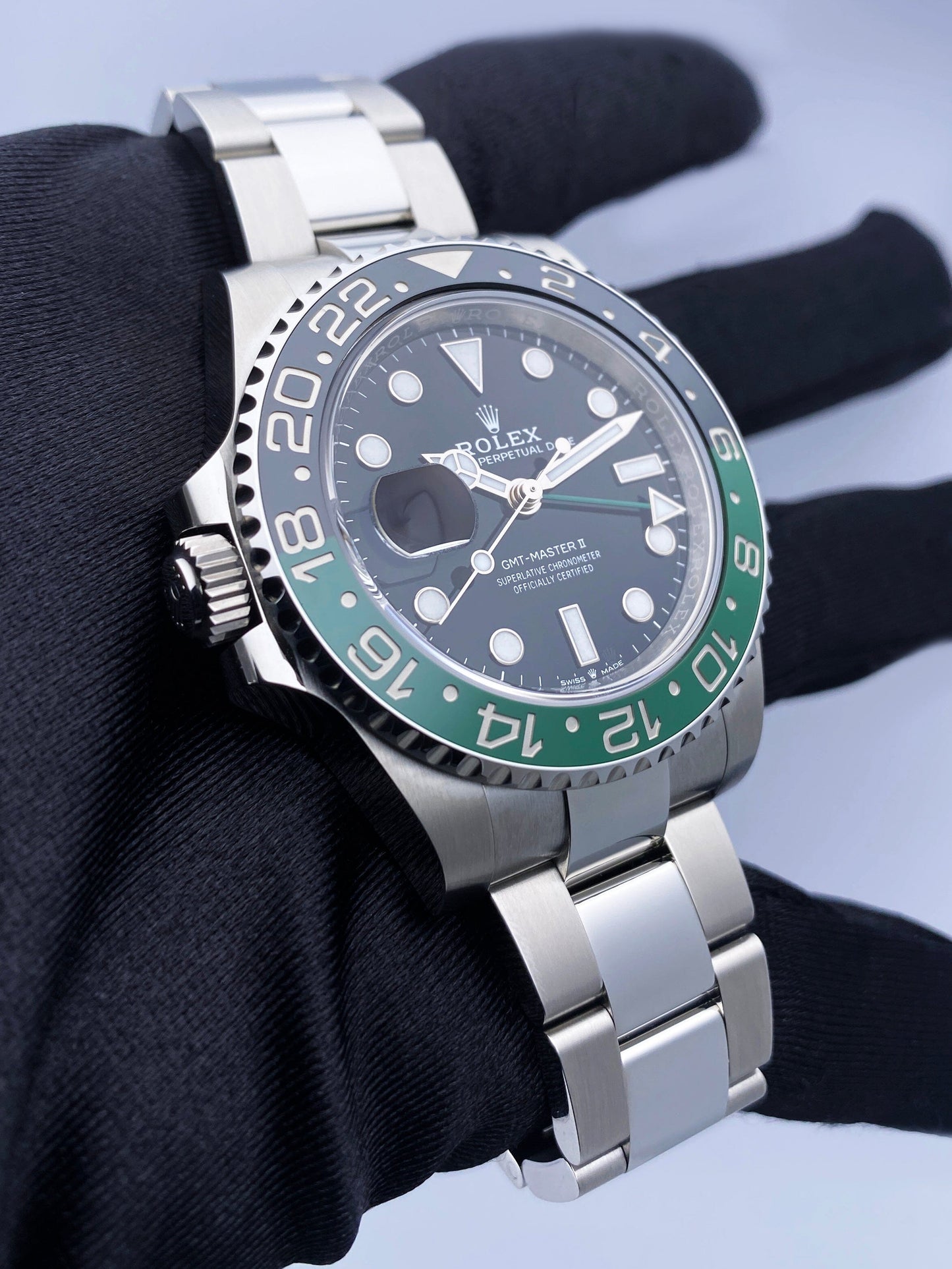 Rolex GMT-Master II 126720VTNR ’Sprite’ Black Dial Mens Watch Box Papers - Watches