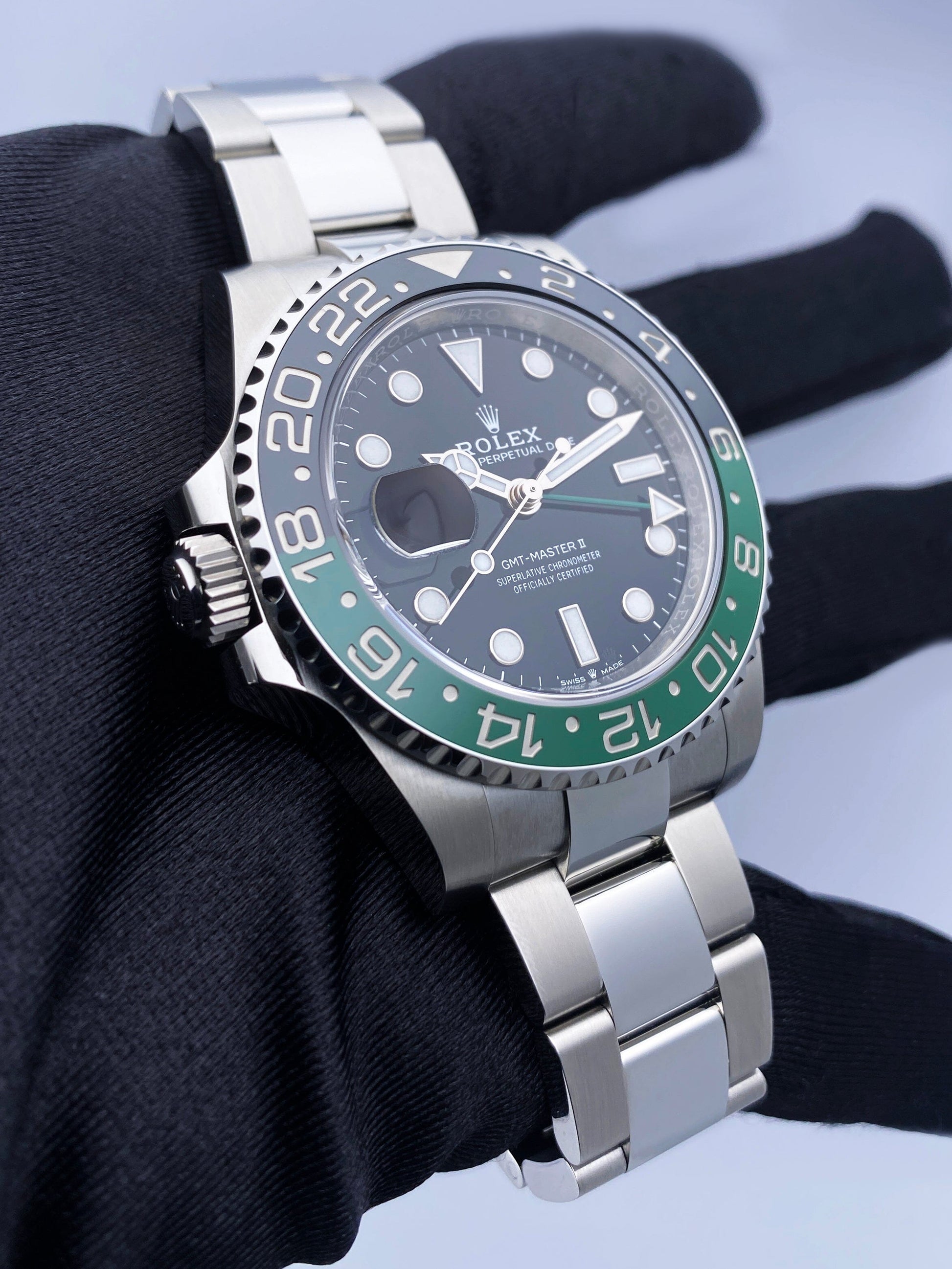 Rolex GMT-Master II 126720VTNR ’Sprite’ Black Dial Mens Watch Box Papers - Watches