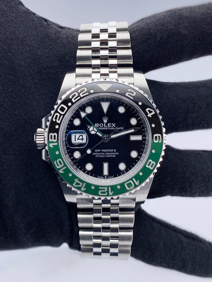 Rolex GMT-Master II 126720VTNR ’Sprite’ Black Dial Mens Watch Box Papers - Watches