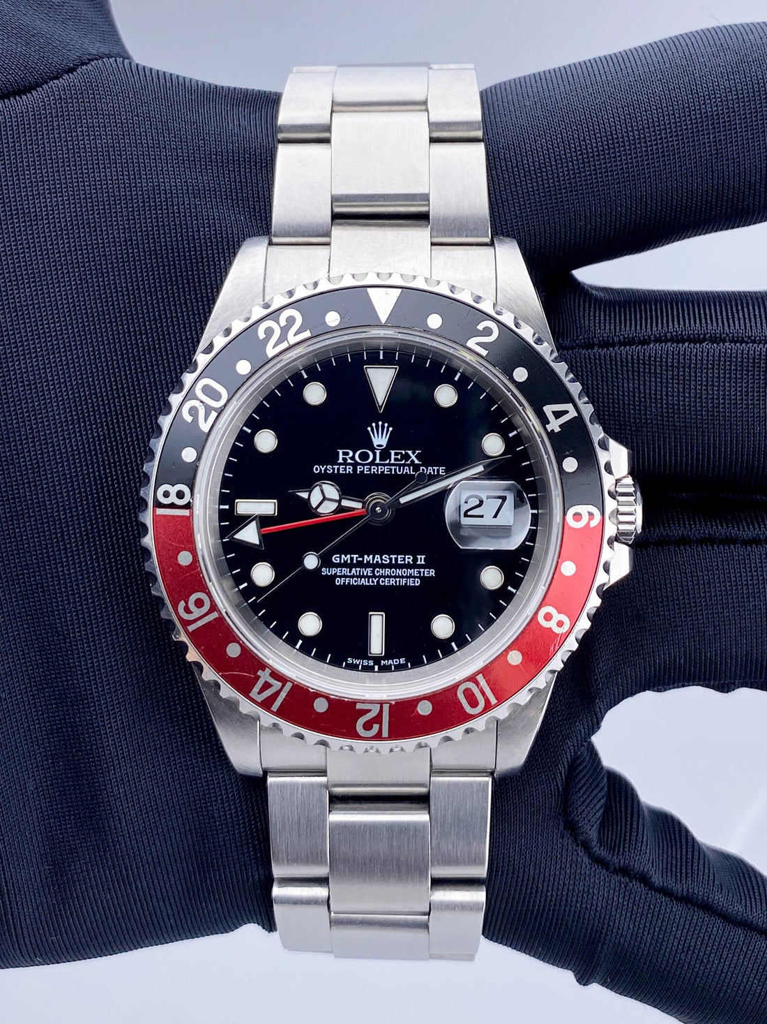 Rolex GMT Master II 16710 Coke Bezel Mens Watch Box Papers – Phigora